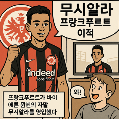 프랑크푸르트, 자말 무시알라선수 영입 공식 발표